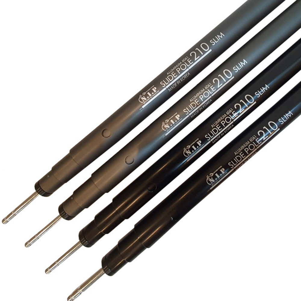N.I.P 슬라이드폴대 타프 슬라이딩 세트 가변 사이드폴 210 1줄