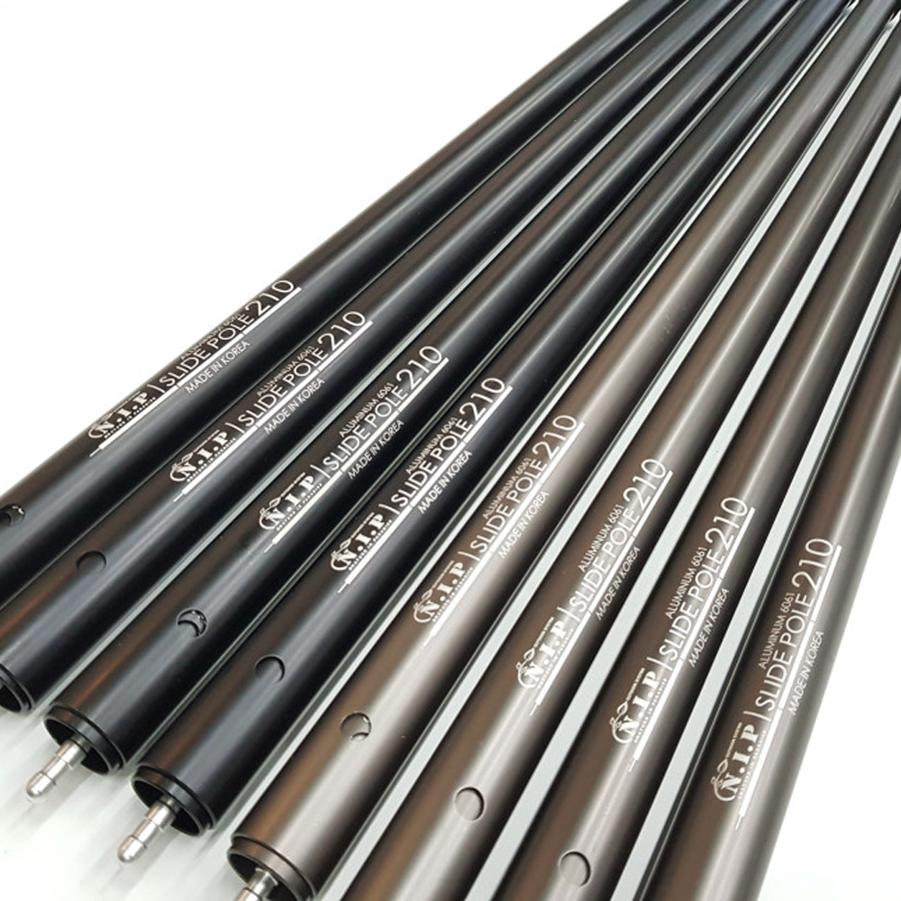 N.I.P 슬라이드폴대 타프 슬라이딩 세트 가변 사이드폴 210 1줄