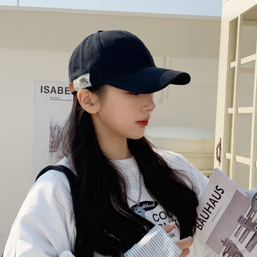 데님 무지 볼캡 야구모자 남녀공용 - 상세 이미지 5