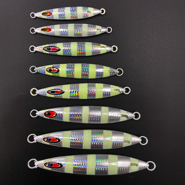 갈치 슬로우 지깅 메탈지그 대구 지깅 오로라메탈 야광 지그 60g 핑크 - 상세 이미지 5