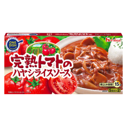 하우스 잘 익은 토마토 하이라이스 루 / 하야시라이스 카레 고형 가루 - 상품 이미지