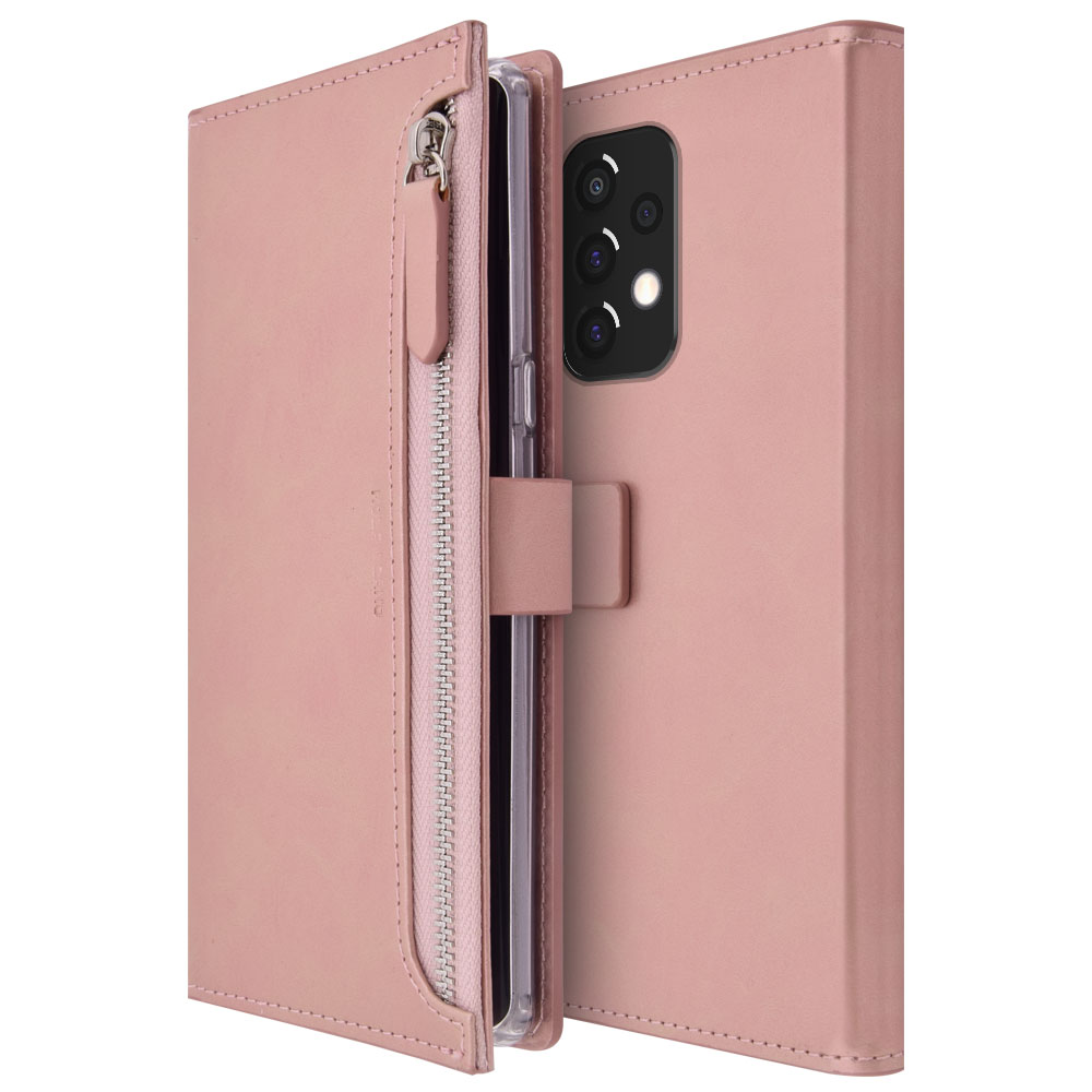 갤럭시 A23 지갑형 다이어리 핸드폰 케이스 와인 - 상세 이미지 3