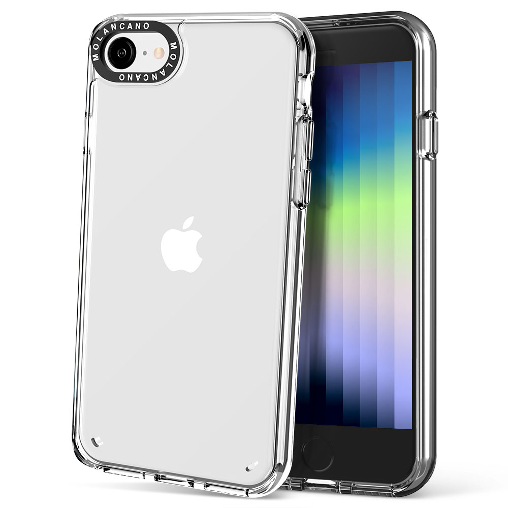 크리스탈 하이브리드 에어쿠션 범퍼 클리어 젤하드 케이스 투명, 아이폰7