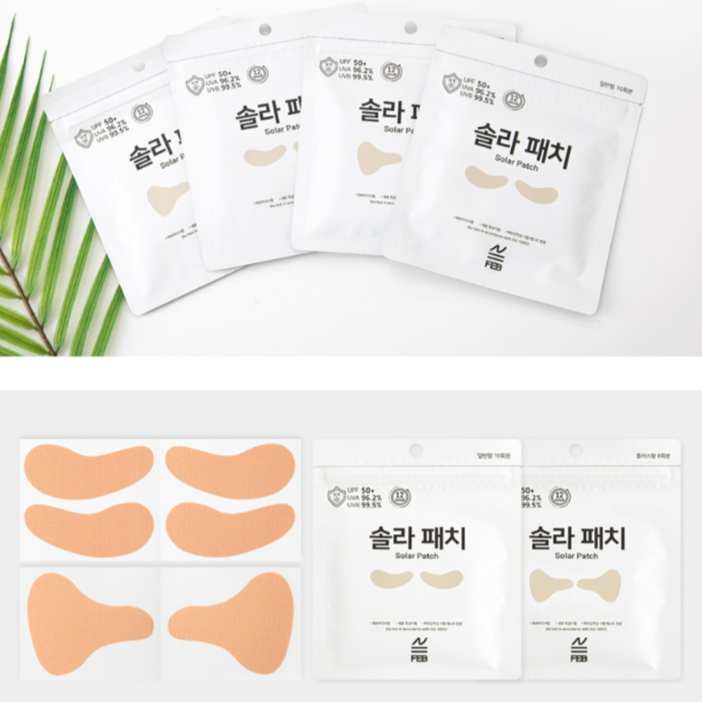 필드용 자외선차단 골프패치 10매 햇빛차단 패치 눈및 붙이는 마스크 기미 방지 썬 스티커 - 상세 이미지 2
