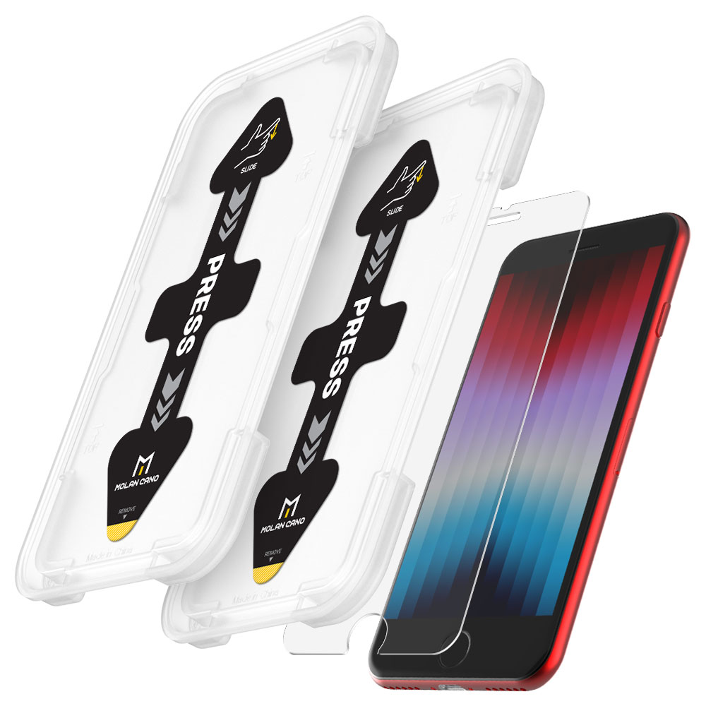 아이폰 SE3/SE2/7/8 이지클리어 액정보호필름 강화유리 2매