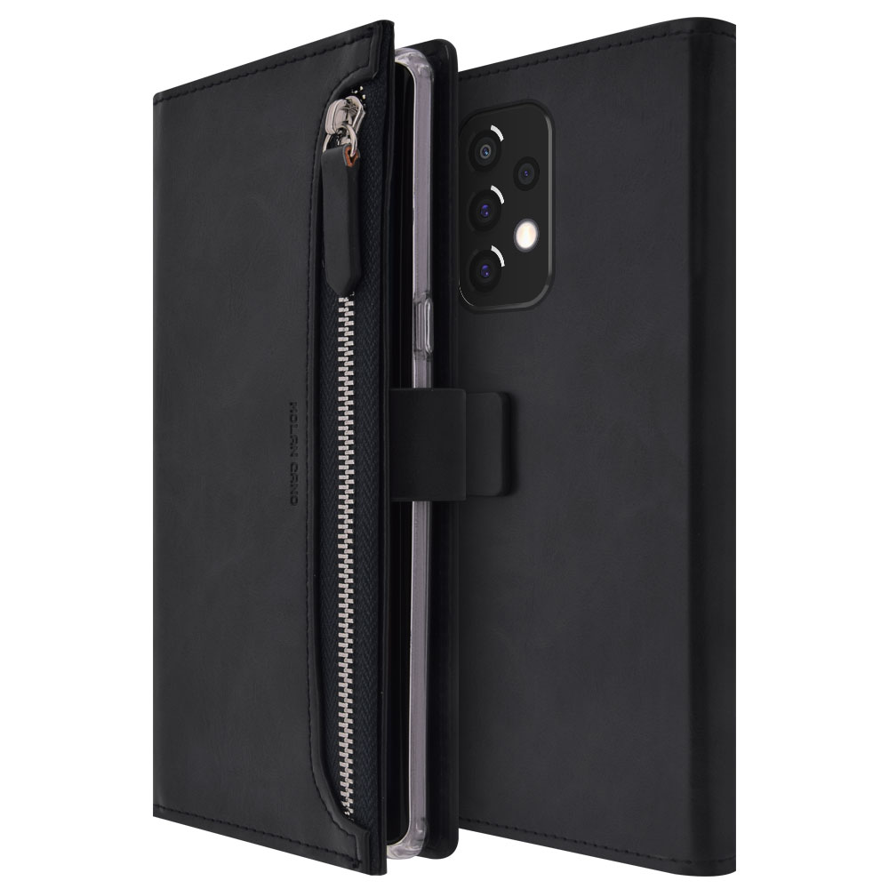 갤럭시 A23 지갑형 다이어리 핸드폰 케이스 와인 - 상세 이미지 2