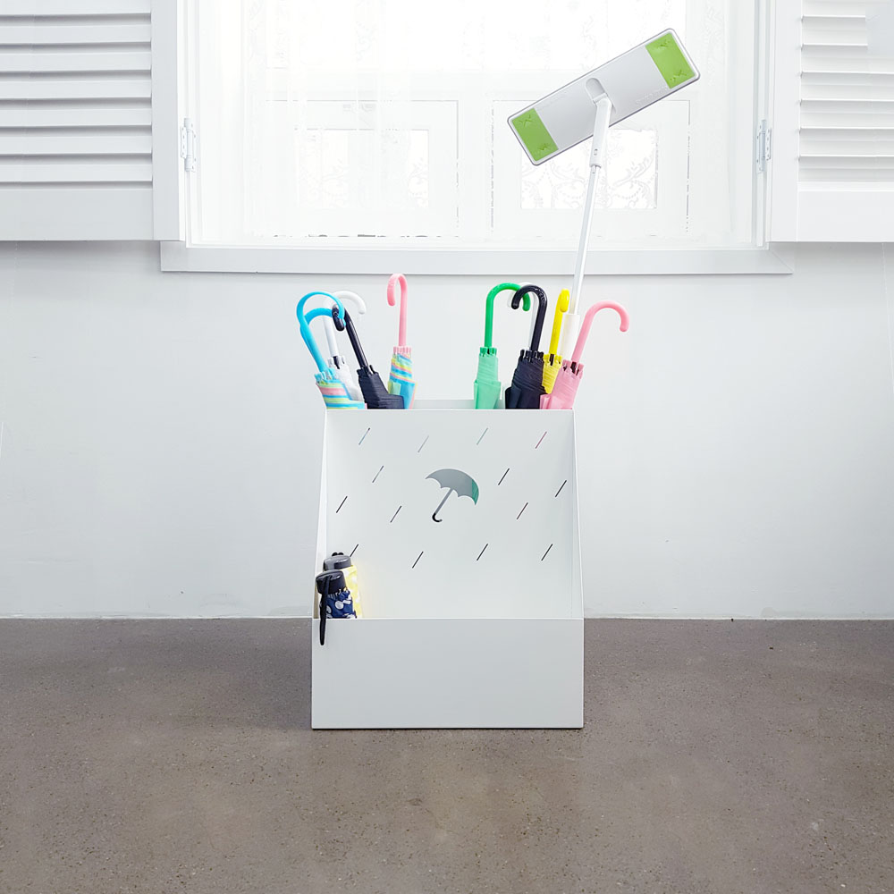 에코프랜 튼튼한 스틸 우산꽂이 대형 카페 학교 관공서 병원 로비 우산거치대