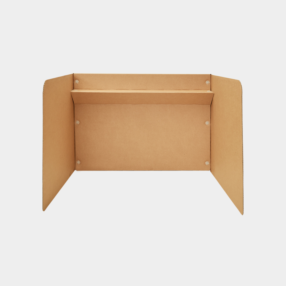 칸막이 기본형 독서실 사무실 책상 가림막 종이 칸막이 휴대용 파티션