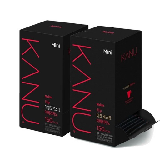 카누 다크 로스트 커피 0.9g x 150스틱