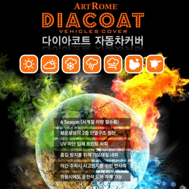 승용차 커버 차량 덮개 자동차 덥개 차량용비닐덮개 1호 - 상세 이미지 5