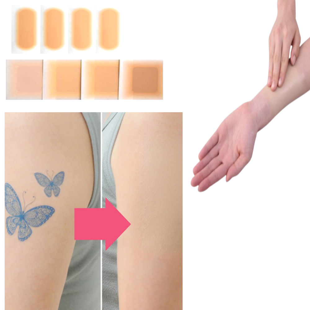 타투 문신 흉터 멍 점가리는 스티커 타투커버업 웨딩 면접 가리기방수시트 3 type - 메인 이미지