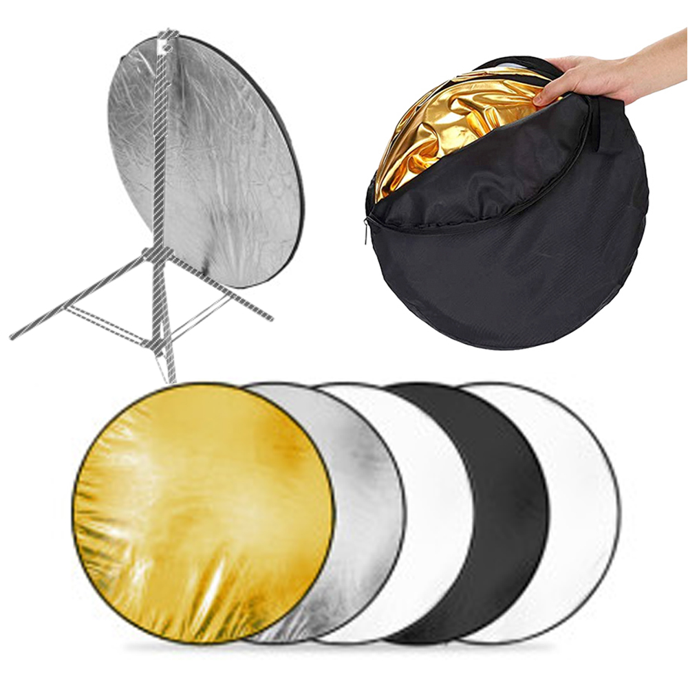 반사판 엄브렐라 사진 촬영 조명판 조명 디퓨저 휴대용 확산판  카메라 그립형 80cm
