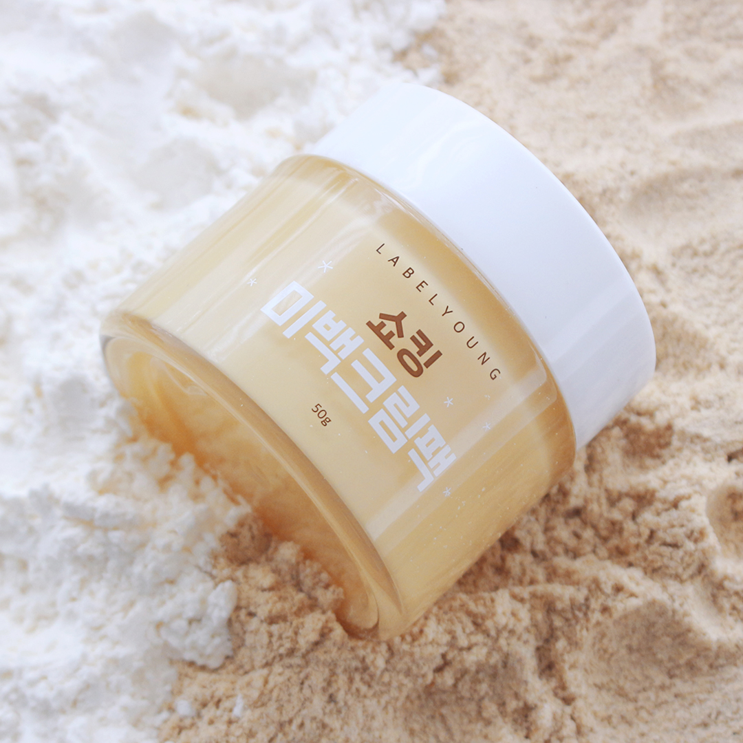 라벨영 뽀샤시 화이트닝,톤업미백케어/2in1미백크림팩/기미 주근깨완화에 도움