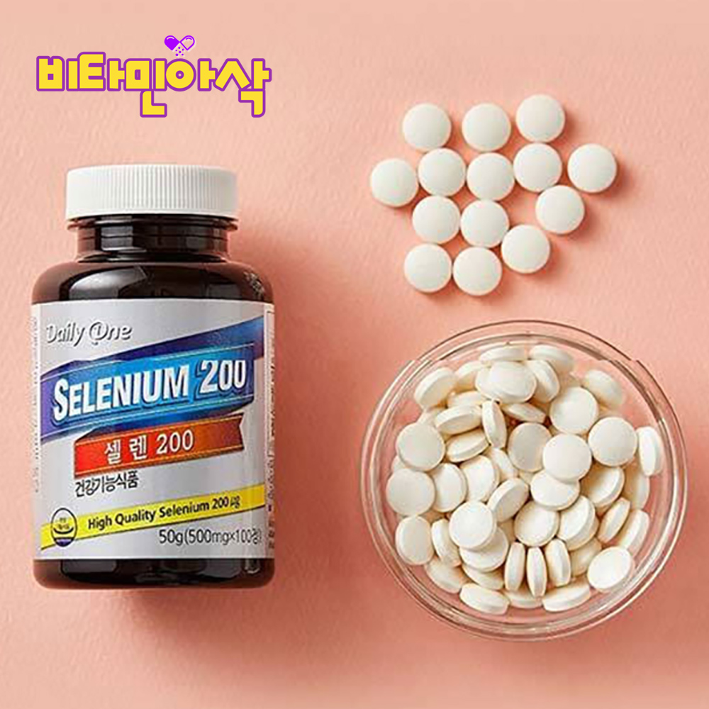 아셀렌산나트륨 고함량 셀레늄 영양제 셀렌 미국 고용량 세레늄 항산화 100정 100일분 제품 이미지