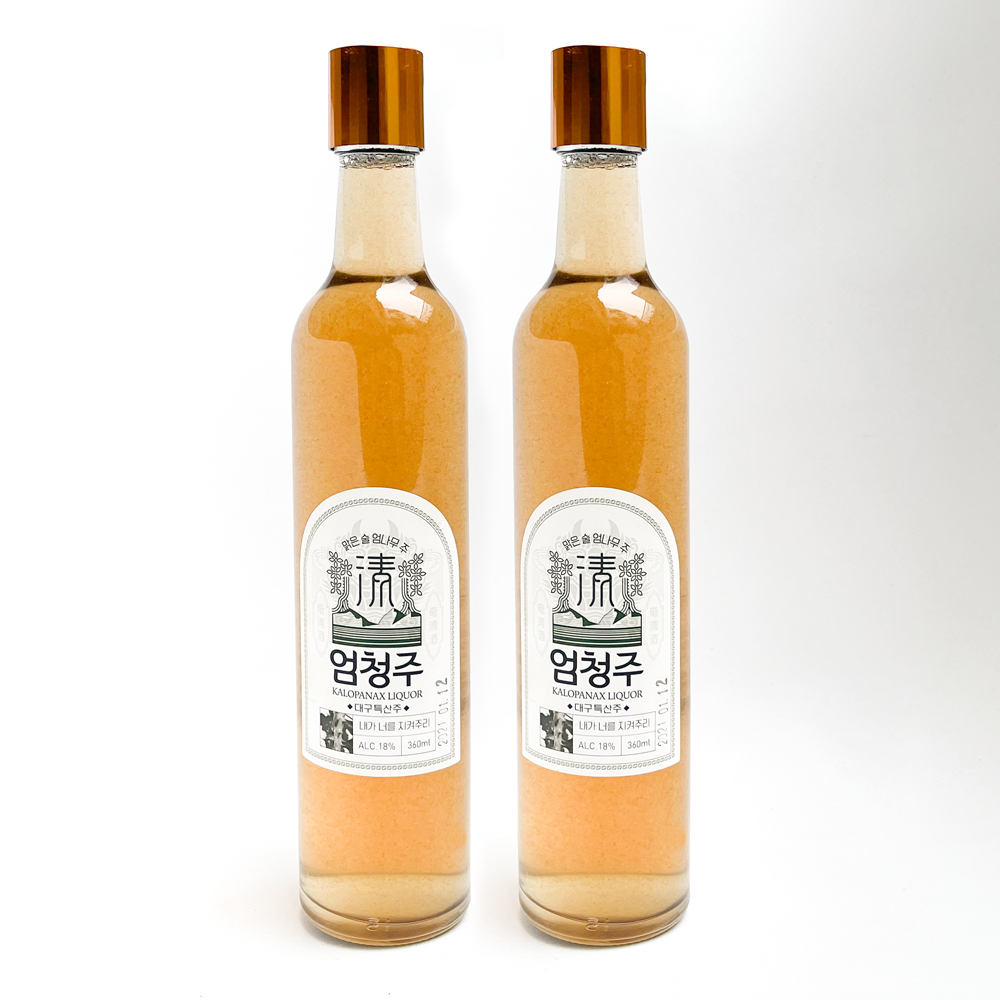 대구전통주 대구특산주 전통주 선물세트 동방주 375ml 2병 18% - 상품 이미지