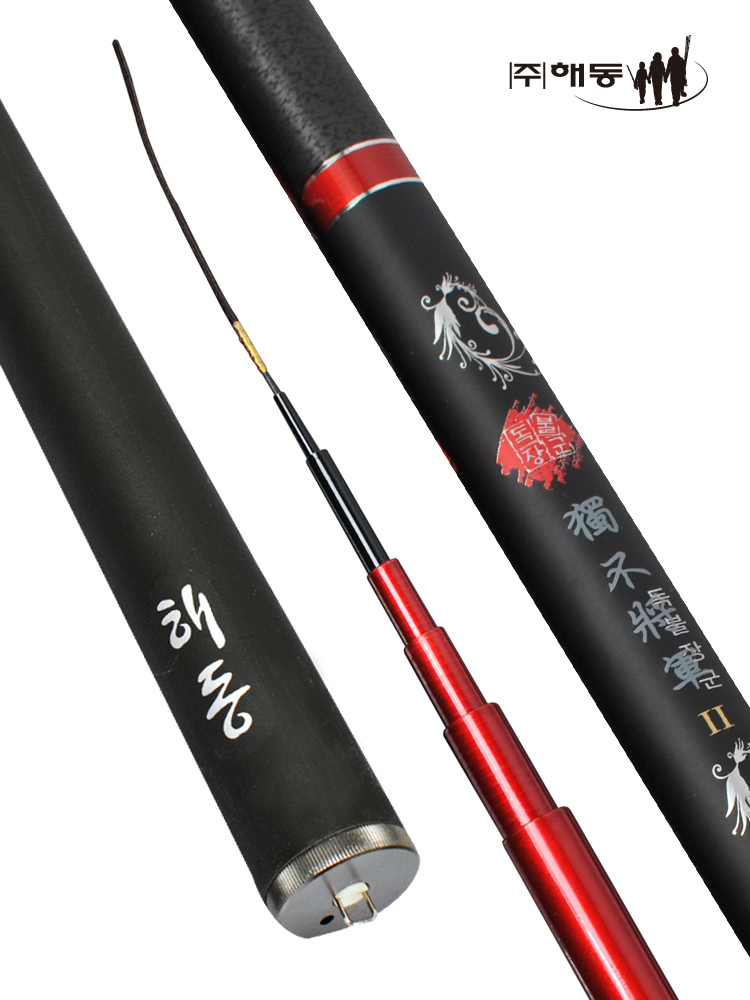 민물낚시대 해동 독불장군2 30칸 붕어 잉어 향어 민대 - 상품 이미지