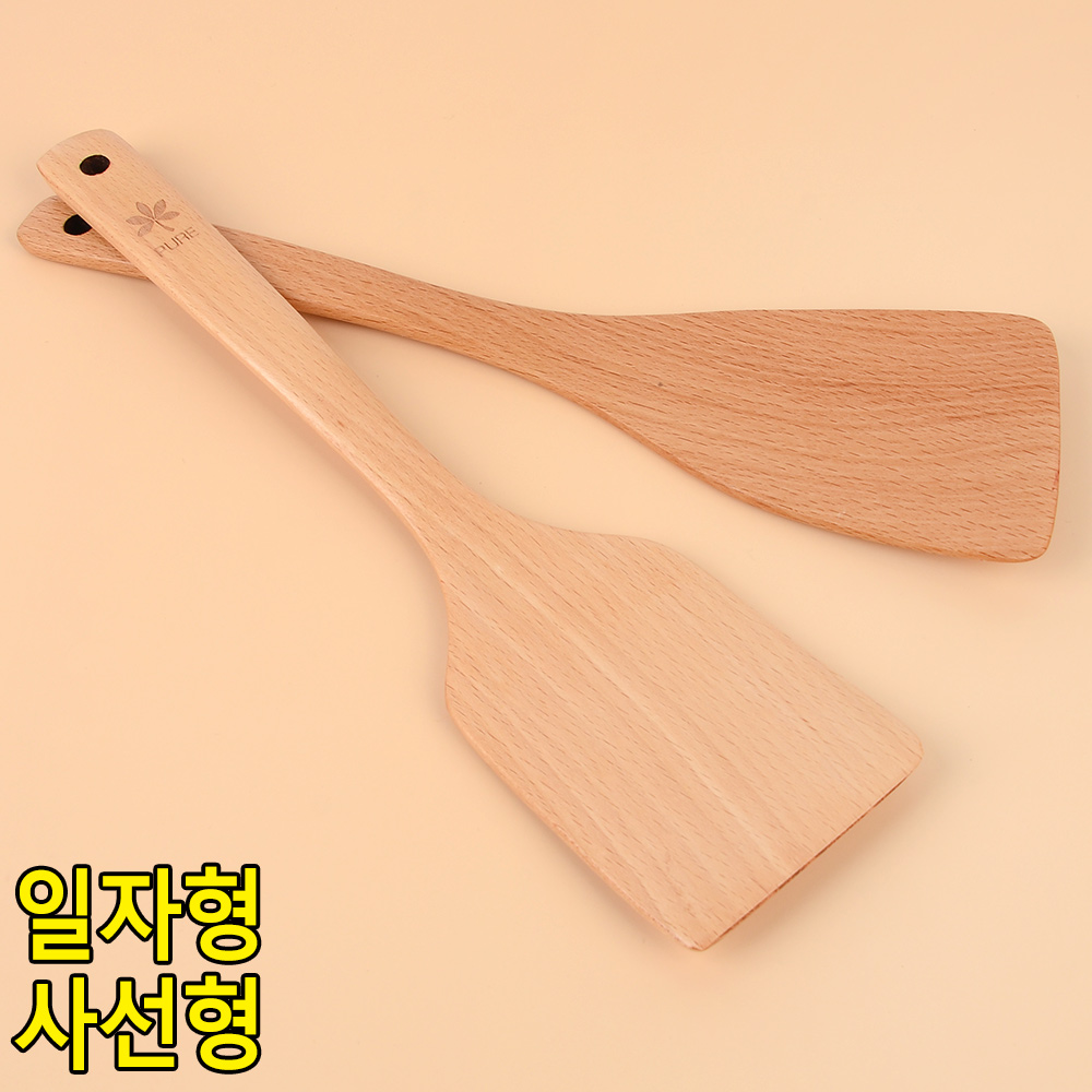 나무 목 뒤집개 계란말이 뒤집기 너도밤나무 - 상세 이미지 5