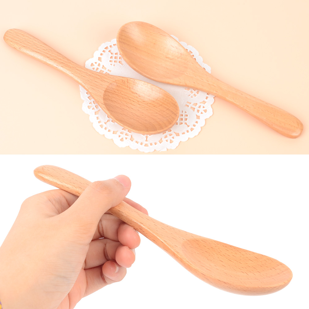 우동스푼 옻칠수저 우동 나무 숟가락 너도밤나무 - 상세 이미지 4