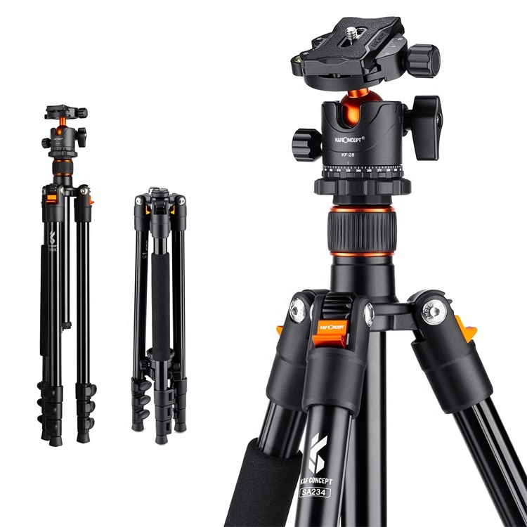 여행용 가벼운 삼각대 카메라 DSLR 휴대용 경량 삼각대 트라이포트 KF09.080V1