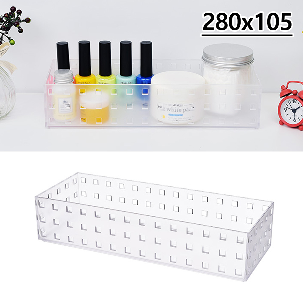 투명바구니 투명수납함 플라스틱 적층형 28x10.5cm - 상세 이미지 5