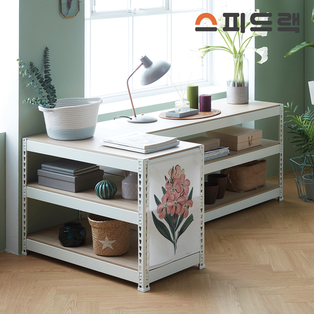스피드랙 조립식 선반 앵글 철제 수납 무볼트 렉 300x300x600 2단 부터 주문제작