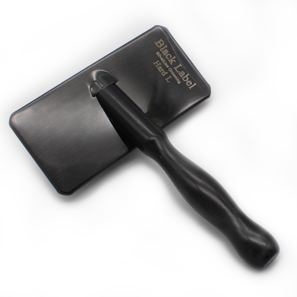 실버라인펫 블랙라벨 하드 슬리커 브러쉬 강아지 고양이 애견 엉킨털 죽은털 제거