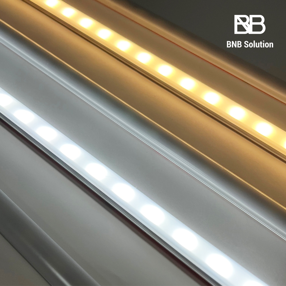 DIY 간접조명 LED바 표준형 알루미늄 12mm 프레임 3000K 50cm 전선부착형