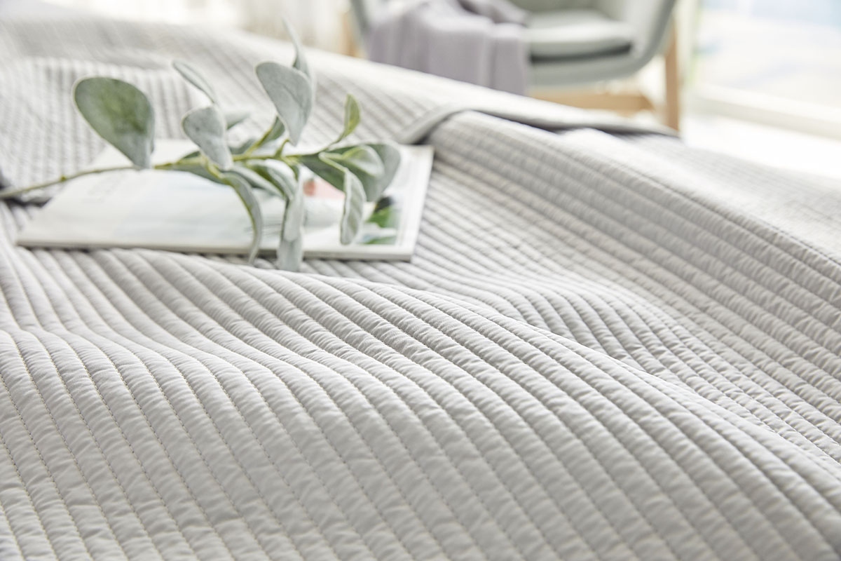 패밀리침대패드 알러지케어 워싱 줄누빔 이불패드 스프레드 150x210