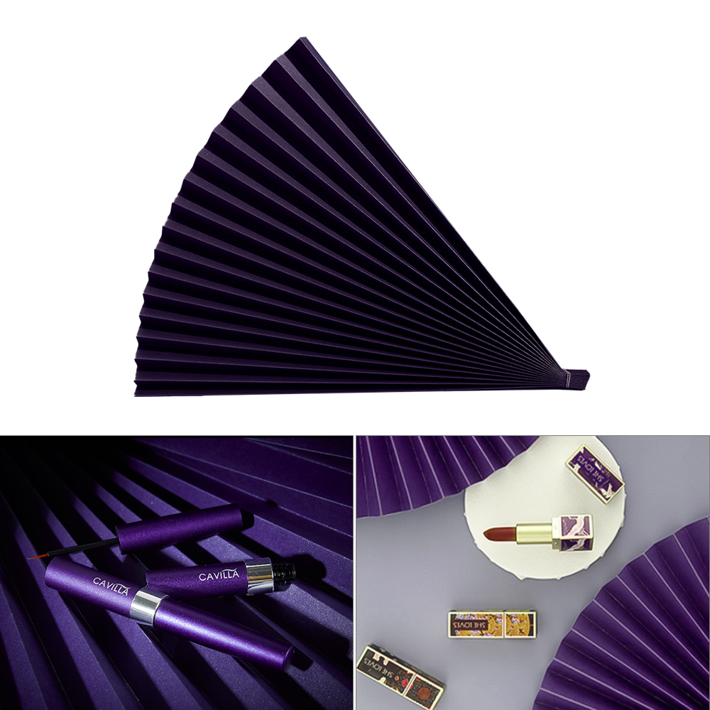 컬러 주름 제품 음식 사진 촬영 뒷배경 배경지 딥퍼플