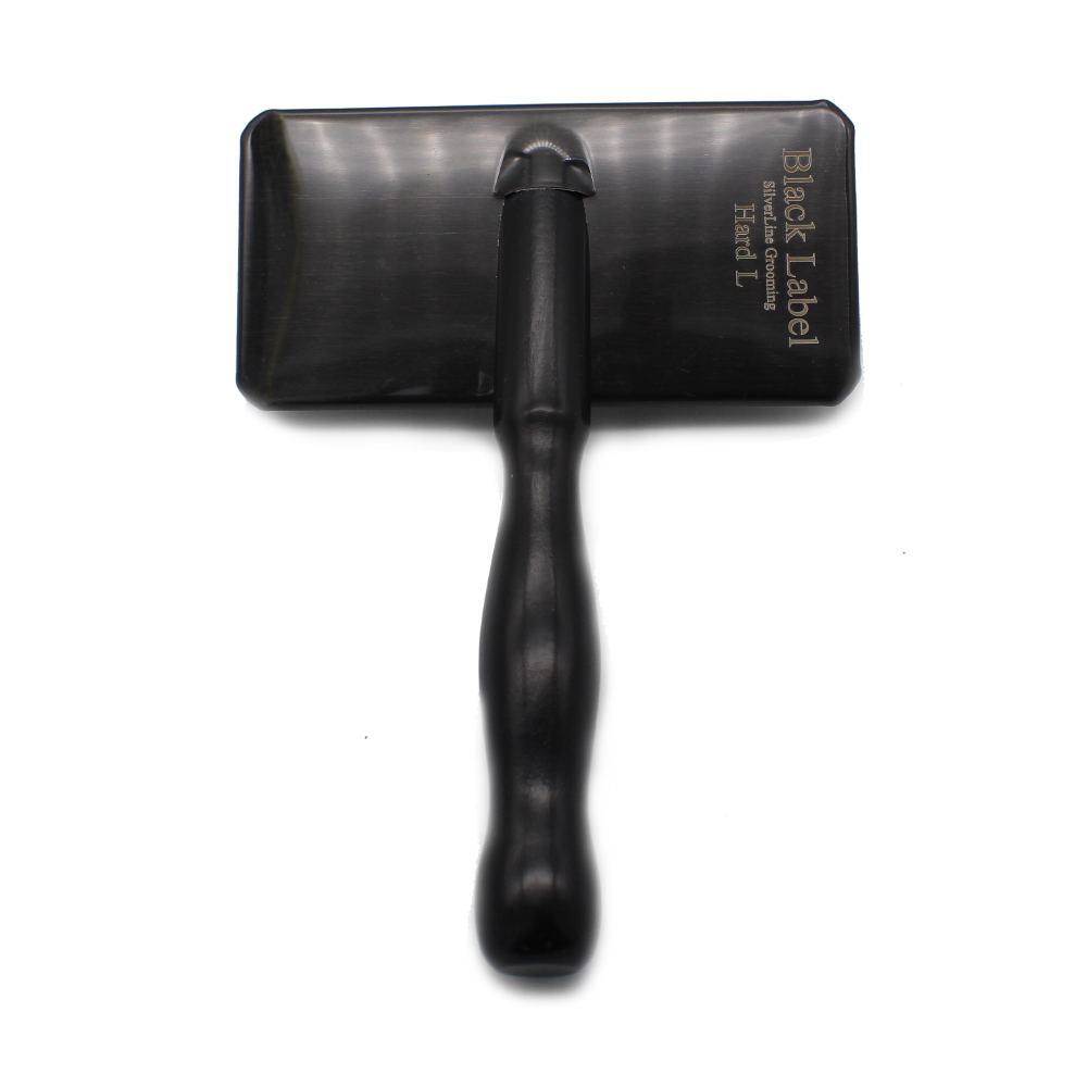 실버라인펫 블랙라벨 하드 슬리커 브러쉬 강아지 고양이 애견 엉킨털 죽은털 제거