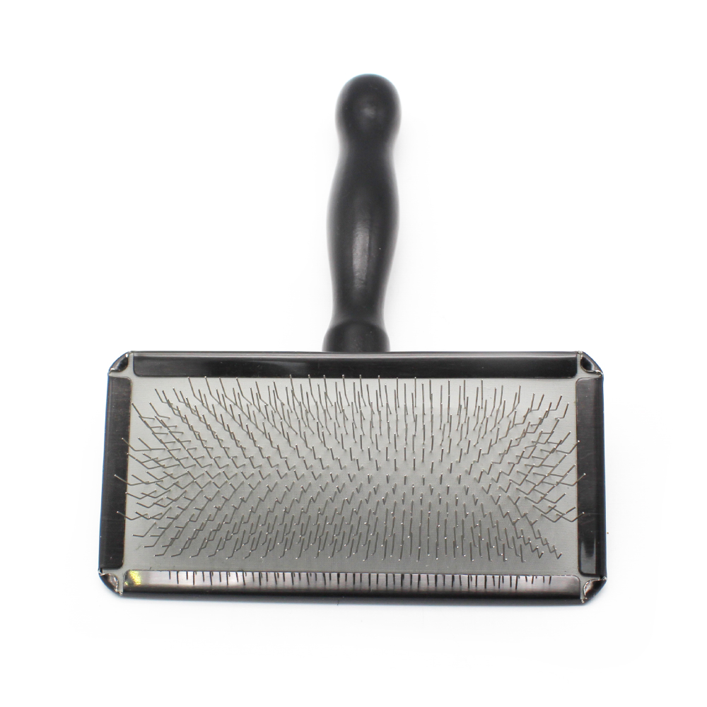 실버라인펫 블랙라벨 하드 슬리커 브러쉬 강아지 고양이 애견 엉킨털 죽은털 제거