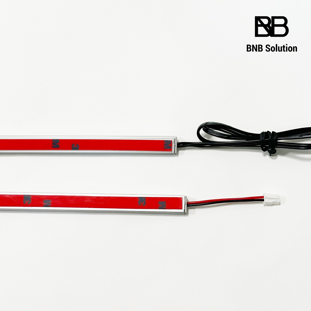 DIY 간접조명 LED바 표준형 알루미늄 12mm 프레임 3000K 50cm 전선부착형