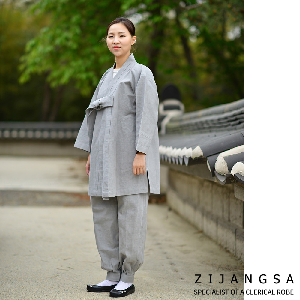 [1118] 보살님 무명 동방 몸빼 한벌 ( 비구니스님 / 보살님 ) 승복 법복 사찰복 생활한복 개량한복 지장사 : 지장사