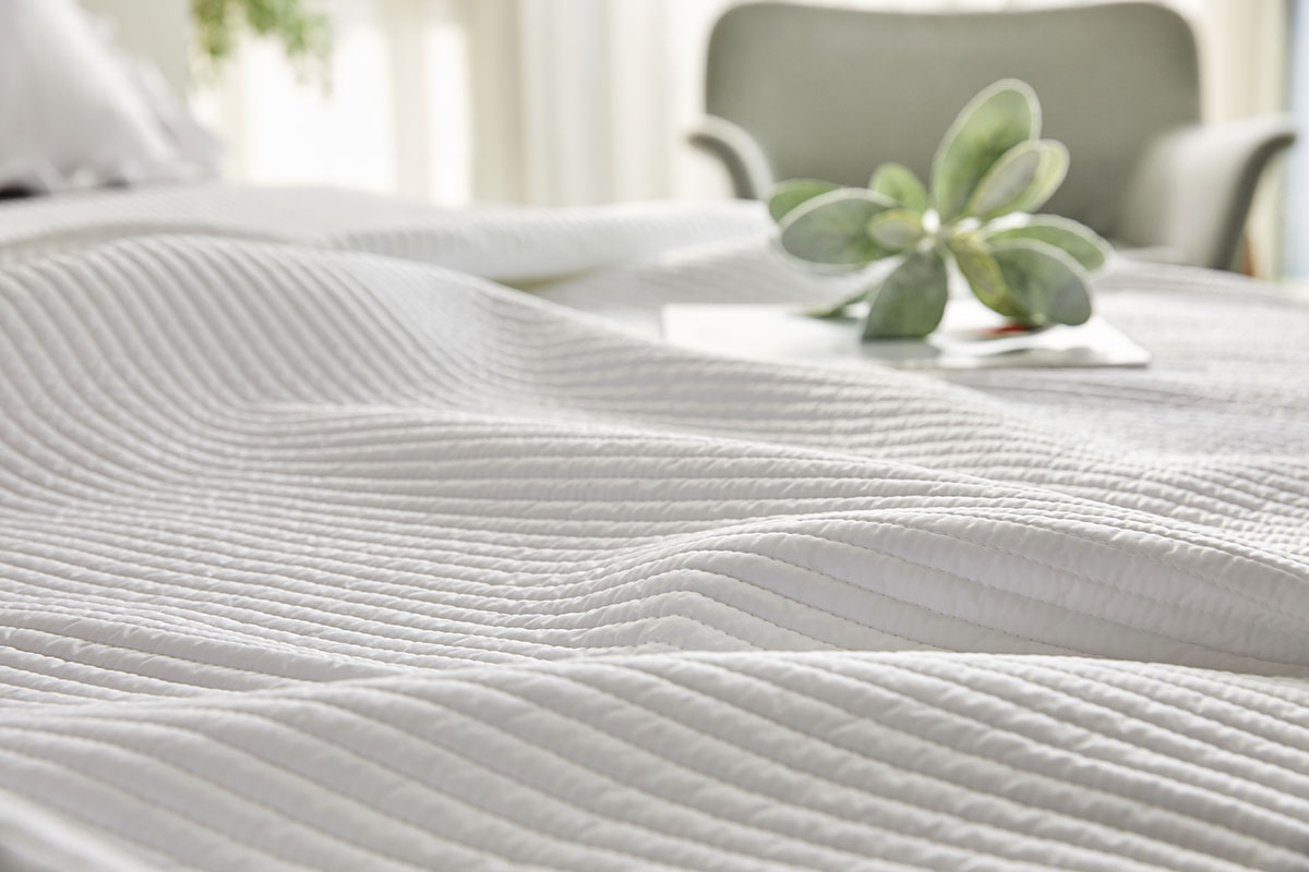 패밀리침대패드 알러지케어 워싱 줄누빔 이불패드 스프레드 150x210