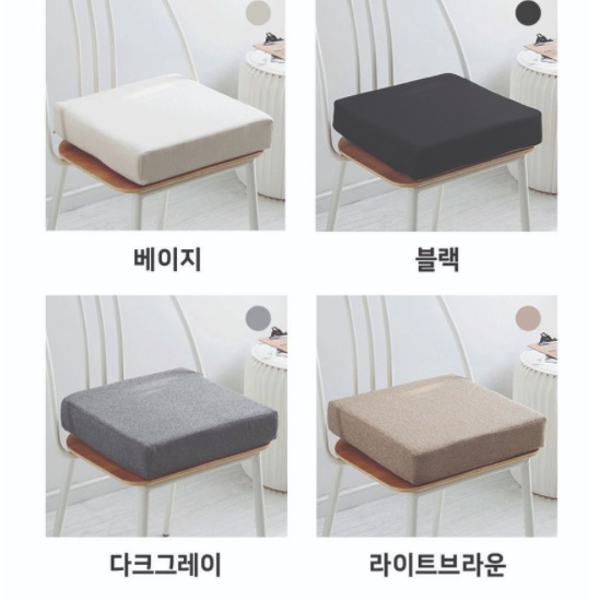 운전방석 높은 컴퓨터의자 방석 아기 어린이 키높이 방석 - 상세 이미지 2