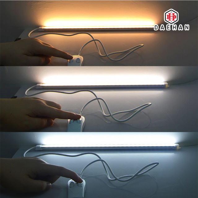 usb led 북 라이트 램프 조명 미니 휴대용 독서등 전등 자석 바 30cm - 상세 이미지 3