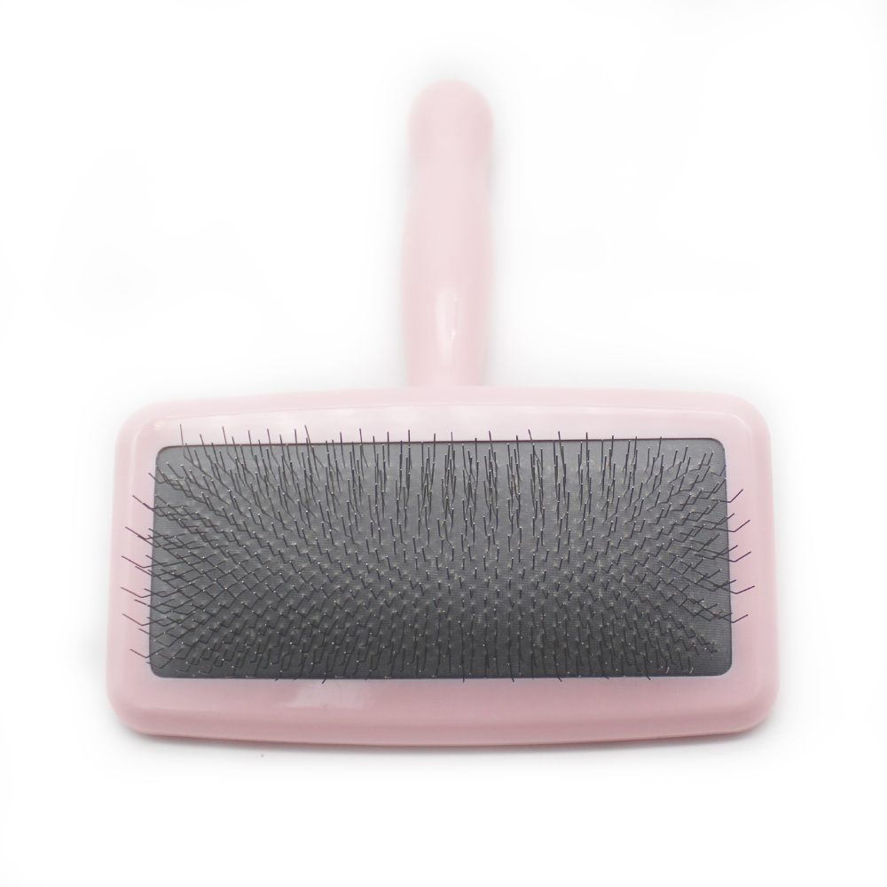 실버라인펫 블랙라벨 소프트 슬리커 피부 저자극 강아지 고양이 브러쉬 빗