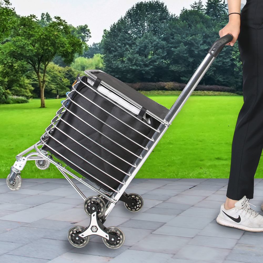 접이식 시장 마트 손수레 쇼핑 핸드 카트 대용량 특대형 장바구니 캐리어 세바퀴