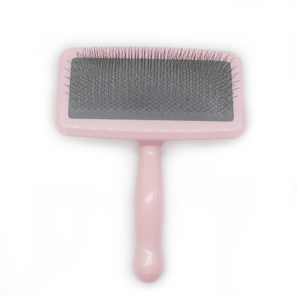 실버라인펫 블랙라벨 소프트 슬리커 피부 저자극 강아지 고양이 브러쉬 빗