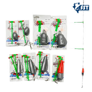 묶음추 원투 바다 낚시 채비 도다리 백조기 채비 8호 바늘 12호 운동러 솔직 후기 | 실사용 리뷰 - 상품 이미지 4