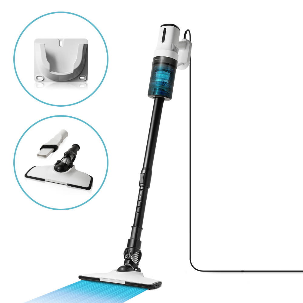 청소기 활용 모습