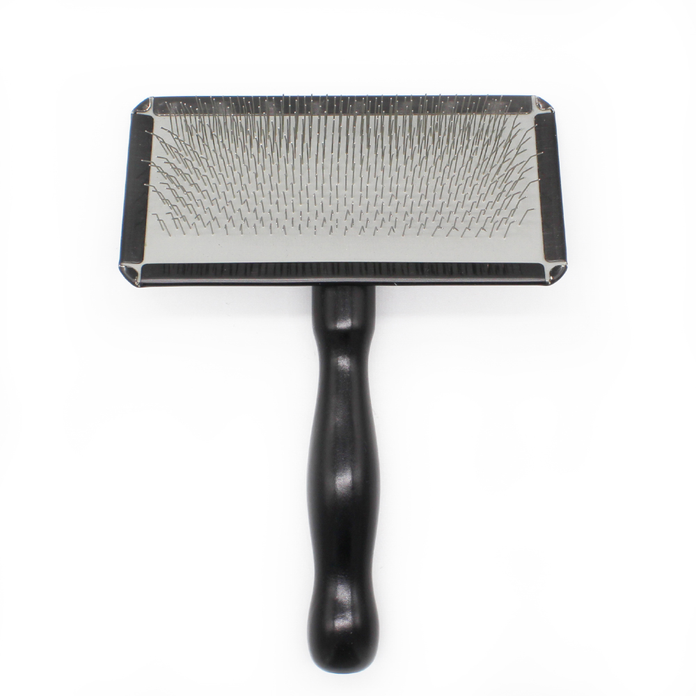 실버라인펫 블랙라벨 하드 슬리커 브러쉬 강아지 고양이 애견 엉킨털 죽은털 제거