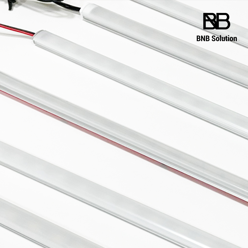 DIY 간접조명 LED바 표준형 알루미늄 12mm 프레임 3000K 50cm 전선부착형