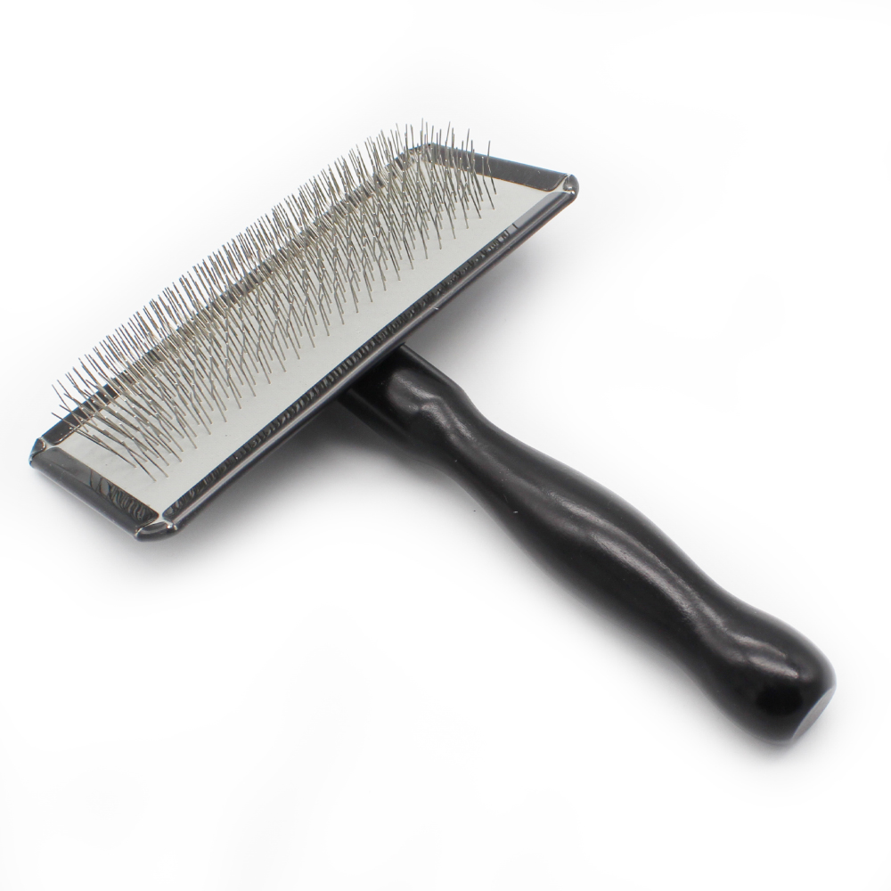 실버라인펫 블랙라벨 하드 슬리커 브러쉬 강아지 고양이 애견 엉킨털 죽은털 제거