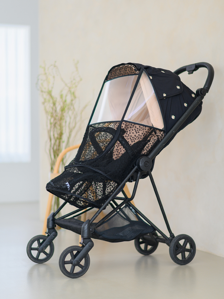 오맘 레이스 유모차모기장 커버 햇빛가리개 통풍 방충 덮개 국내생산 인증