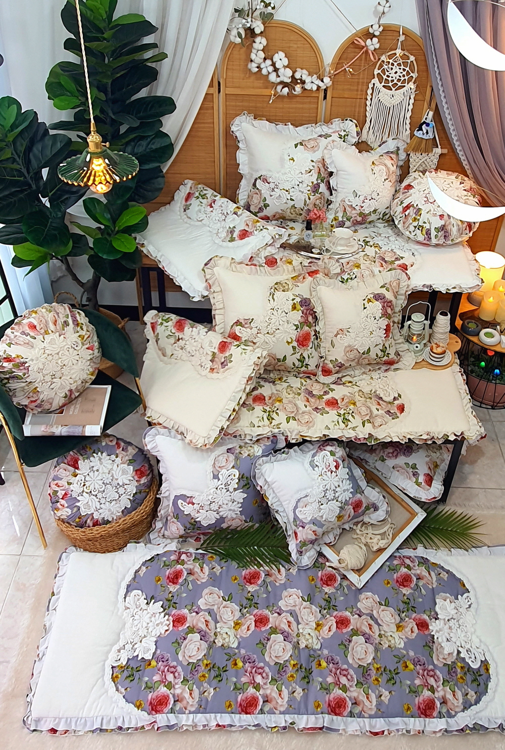 오월 보타닉 3인용 4인용 돌 쇼파패드 카우치 쇼파커버제작