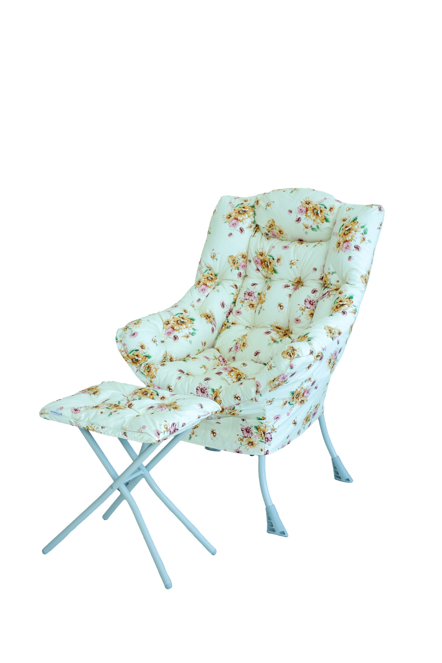 캠프밸리 릴렉스 밀란소파플러스(스툴포함) 1인용소파 수유의자 편안한 푹신한 안락의자