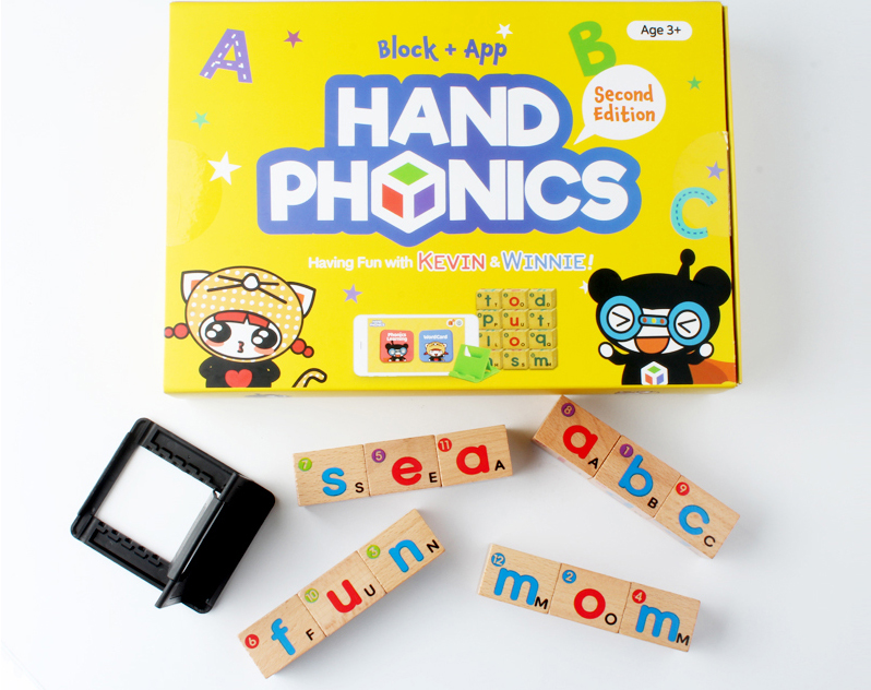 유아 영어 교구 핸드 파닉스 자석블럭 (APP구독권 포함)