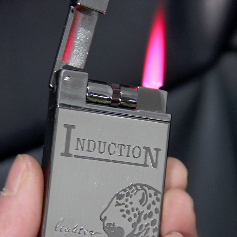 남성 여성 선물용 고급 가스 터보 라이터 가스충전 슬림 럭셔리 캠핑 낚시 담배 라이터