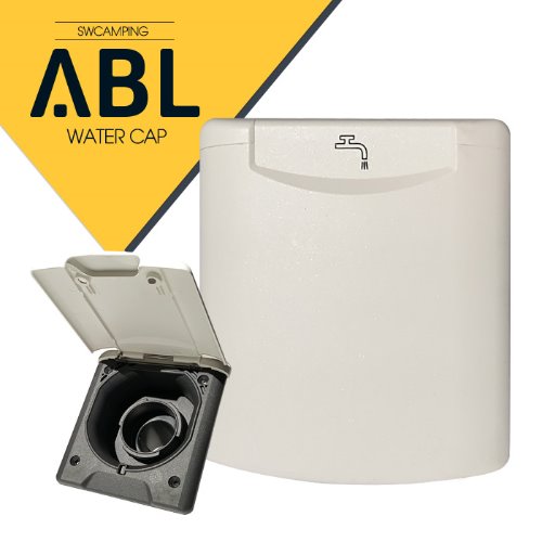 ABL 워터 캡 케이스(외부 청수 주입구)-화이트 (캠핑카 카라반 차박 자작 DIY 물주입구 물통)